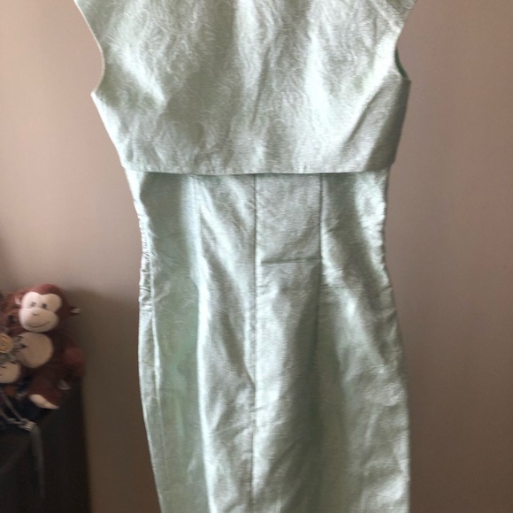 👗Designer Scott McClintock Dress with Tuxedo Waist in Mint Colour👗 - Picture 12 of 16